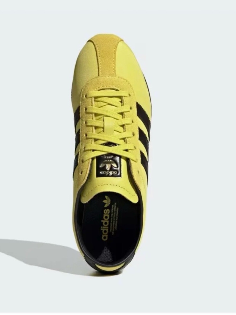 adidas Yellow and Black Samba Retro Sneakers